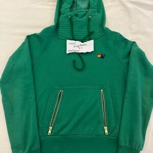 Aviator Nation Green Ninja Pullover Hoodie XS